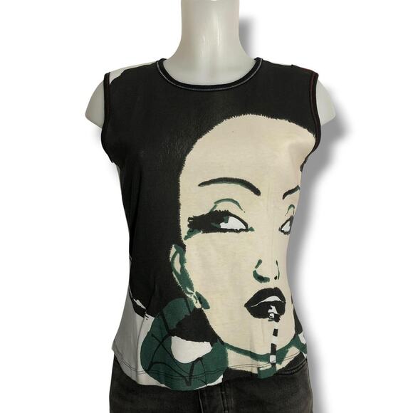 Custo Barcelona Y2K Graphic Top - Picture 2 of 4